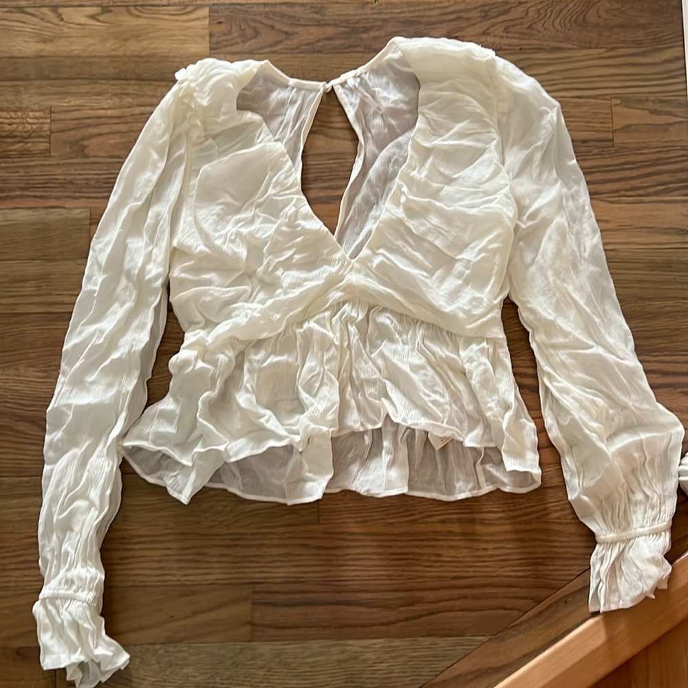 Free people v neck blouse